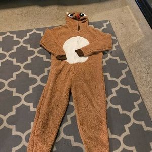 rudolph onesie wmn Medium ugly christmas sweater